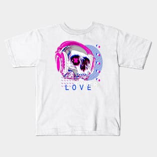 Cyber L O V E Kids T-Shirt